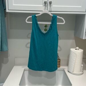 Lily Pulitzer Green/blue v neck tank